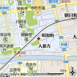 島根県松江市寺町209-5周辺の地図