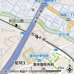 神奈川県横浜市保土ケ谷区星川3丁目3周辺の地図