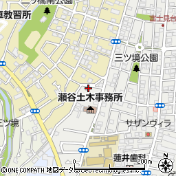 神奈川県横浜市瀬谷区三ツ境153-26周辺の地図
