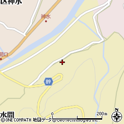 兵庫県美方郡香美町小代区水間221周辺の地図