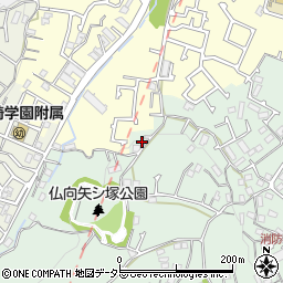 神奈川県横浜市保土ケ谷区仏向町581周辺の地図