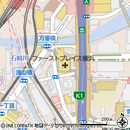 中国家庭料理 香園（こうえん）横浜東口周辺の地図