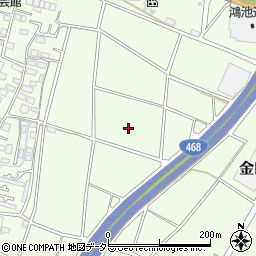 神奈川県厚木市金田周辺の地図