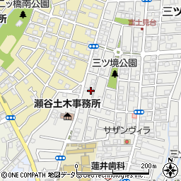 神奈川県横浜市瀬谷区三ツ境146周辺の地図