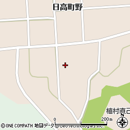 兵庫県豊岡市日高町野978周辺の地図