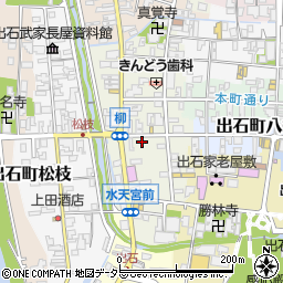 兵庫県豊岡市出石町田結庄102周辺の地図