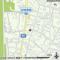 神奈川県厚木市金田429周辺の地図