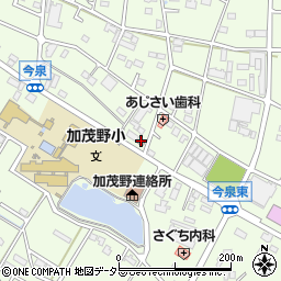 美濃加茂加茂野簡易郵便局周辺の地図