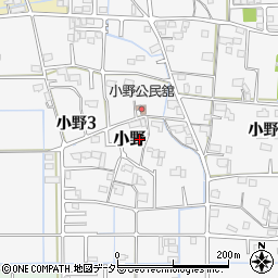 岐阜県岐阜市小野499周辺の地図