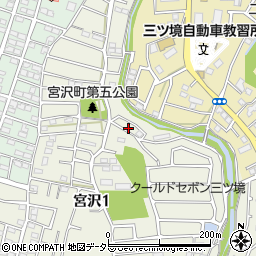 神奈川県横浜市瀬谷区宮沢1丁目15周辺の地図