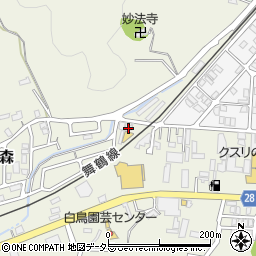 京都タクシー株式会社　整備工場周辺の地図