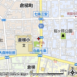 京都府舞鶴市倉梯町28-1周辺の地図
