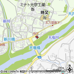 長野県飯田市時又516-4周辺の地図