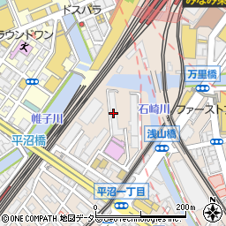 横浜スカイハイツ周辺の地図
