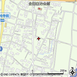 神奈川県厚木市金田742周辺の地図