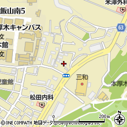 神奈川県厚木市飯山南5丁目15周辺の地図