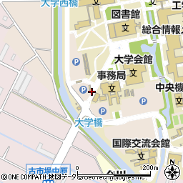 岐阜大学周辺の地図