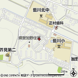 県営加野住宅Ｈ４周辺の地図