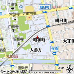 島根県松江市寺町210-18周辺の地図