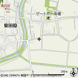 岐阜県関市東田原440周辺の地図