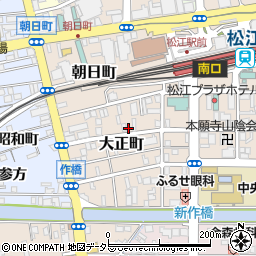松江中央住宅有限会社周辺の地図
