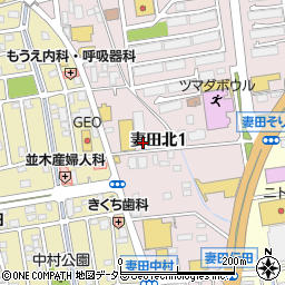 神奈川県厚木市妻田北1丁目12-6周辺の地図