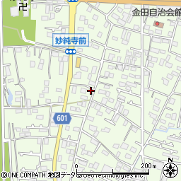 神奈川県厚木市金田432周辺の地図