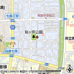 京都府舞鶴市行永東町周辺の地図