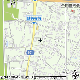 神奈川県厚木市金田431周辺の地図