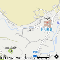 神奈川県厚木市上古沢1886周辺の地図