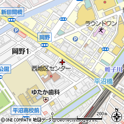 横浜整体院周辺の地図