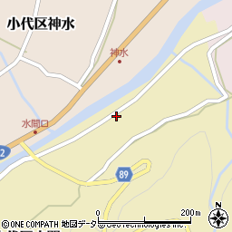 兵庫県美方郡香美町小代区水間234周辺の地図