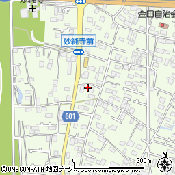 神奈川県厚木市金田340周辺の地図