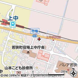 小浜信用金庫上中支店周辺の地図
