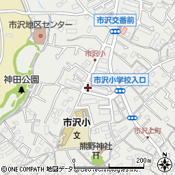 神奈川県横浜市旭区市沢町710-4周辺の地図