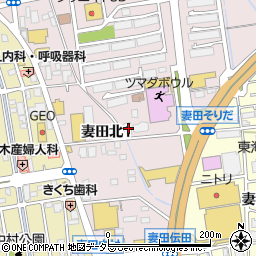 神奈川県厚木市妻田北1丁目11-23周辺の地図