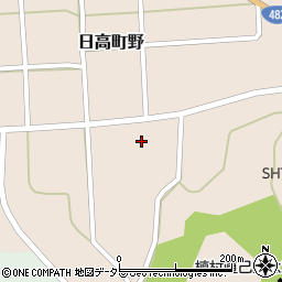 兵庫県豊岡市日高町野970-1周辺の地図
