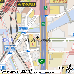 神奈川県横浜市西区高島周辺の地図