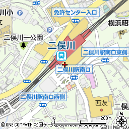 横浜二俣川郵便局 ＡＴＭ周辺の地図