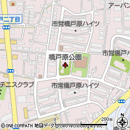 橋戸原公園周辺の地図