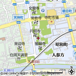 島根県松江市寺町南寺町周辺の地図
