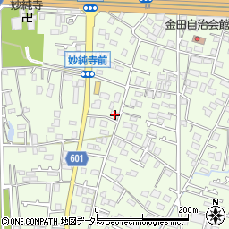 神奈川県厚木市金田433周辺の地図