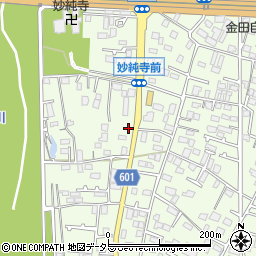 神奈川県厚木市金田327-3周辺の地図