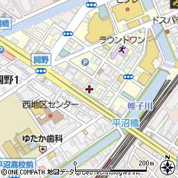 個室空間 湯葉豆腐料理 千年の宴 横浜西口南幸店周辺の地図