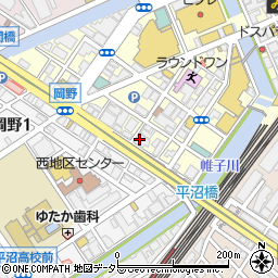 居楽屋白木屋 横浜西口南幸店周辺の地図
