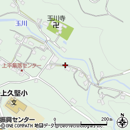 長野県飯田市上久堅（上平）周辺の地図