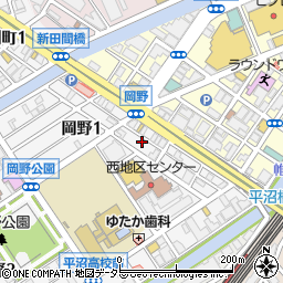 エクセル横浜周辺の地図