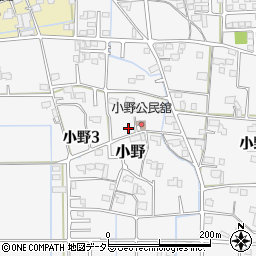 岐阜県岐阜市小野周辺の地図