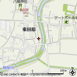 岐阜県関市東田原616周辺の地図
