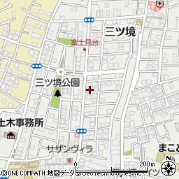 神奈川県横浜市瀬谷区三ツ境123-4周辺の地図